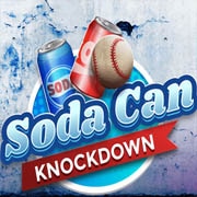 Soda Can Knockdown game