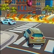 2 Player 3D City Racer game