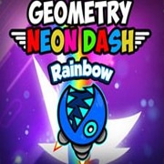 Geometry Neon Dash Rainbow game