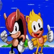 Mighty & Ray in Sonic 2