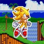 Super Sonic and Hyper Sonic in Sonic 1